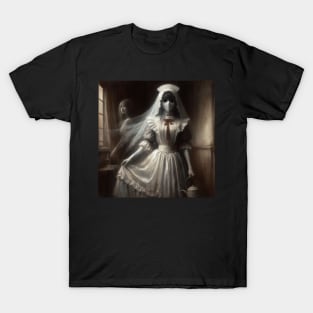 The ghost lady and her ghost maid T-Shirt